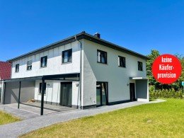 Hauptbild HORN IMMOBILIEN++ Neubrandenburg, große und neuwertige Doppelhaushälfte mit Kamin, EBK, E-Ladestation