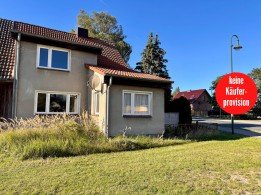 Hauptbild HORN IMMOBILIEN++ Doppelhaushälfte in Rossow, sanierungsbedürftig mit kleinem Garten